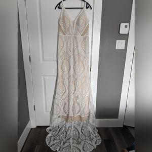 Boho Wedding Dress size 12